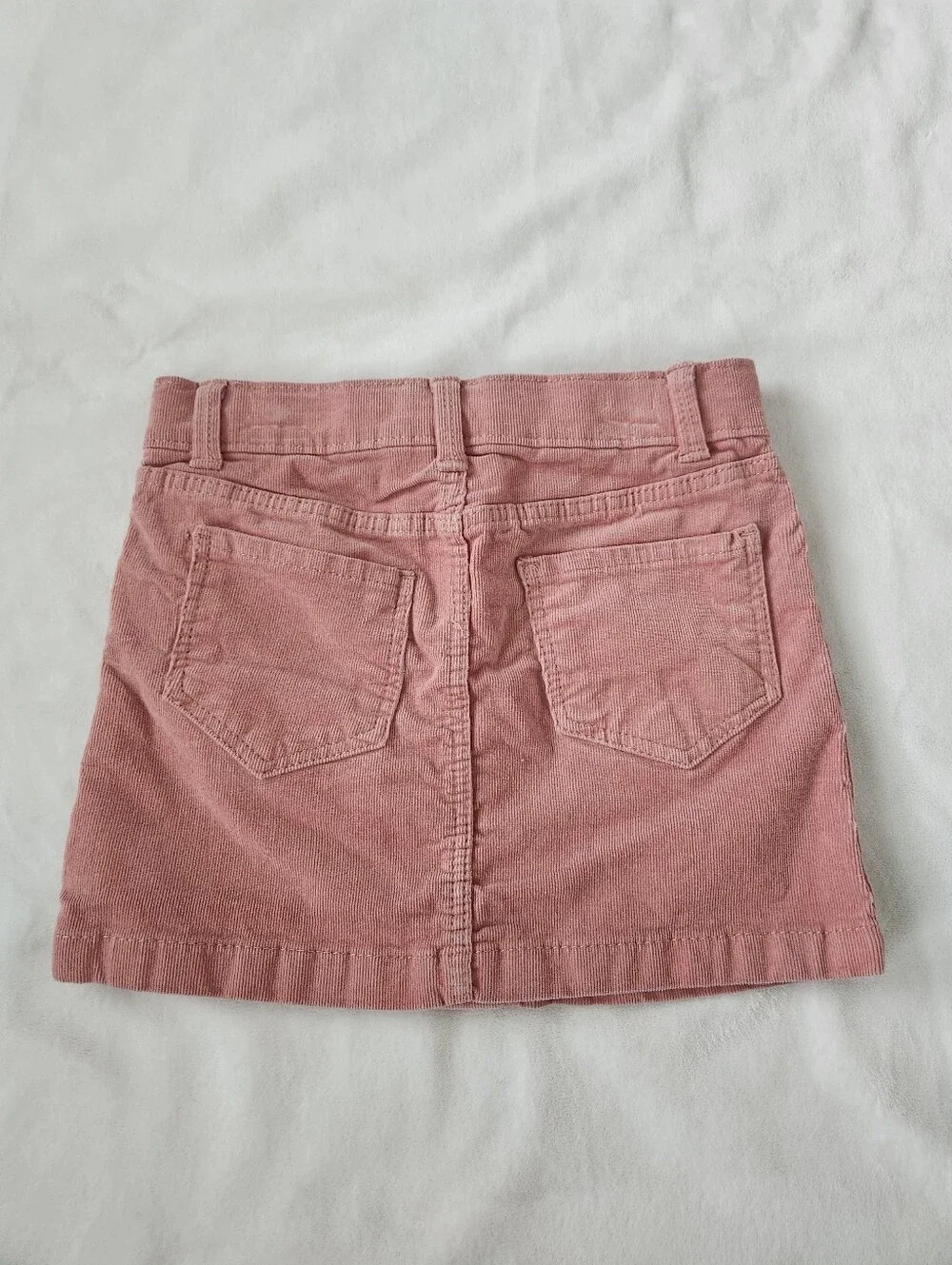 OshKosh Button-Front Pink Corduroy Skirt